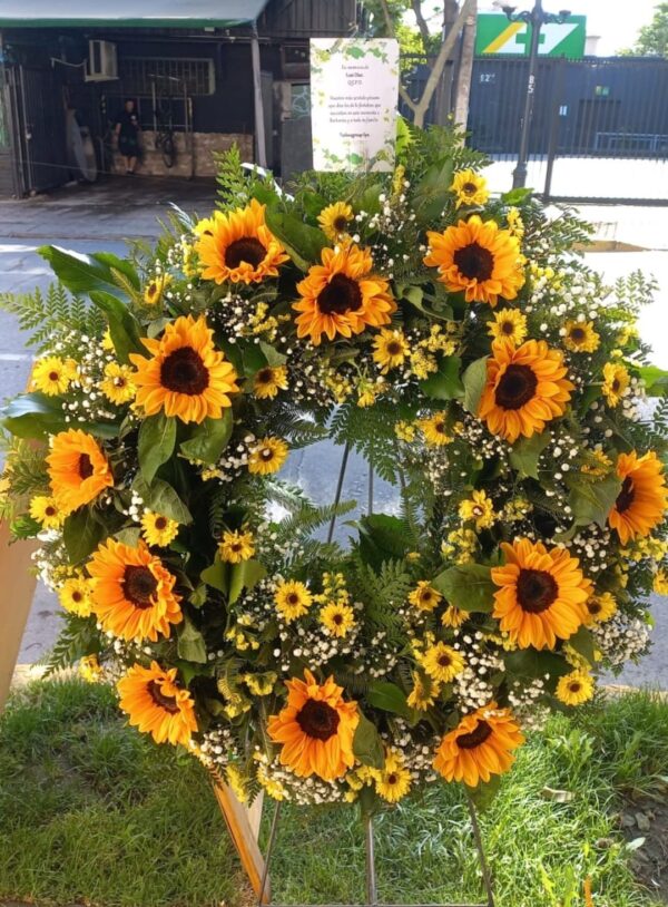 Corona Ultimo Adios Para Condolencias. - Imagen 5