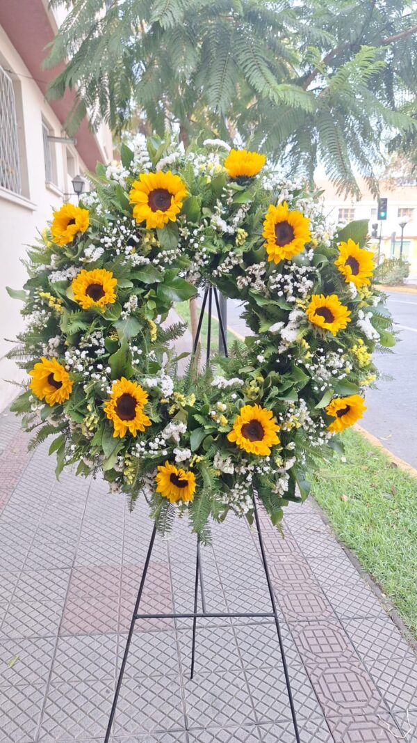 Corona Ultimo Adios Para Condolencias. - Imagen 6