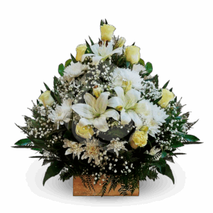 Pie Urna Mixto Para Condolencias.
